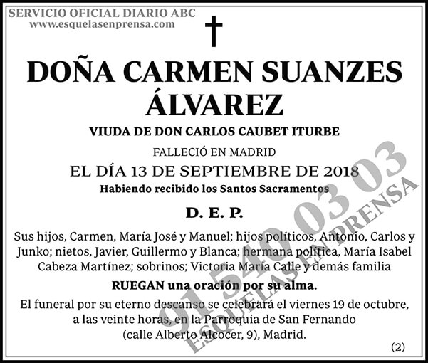 Carmen Suanzes Álvarez